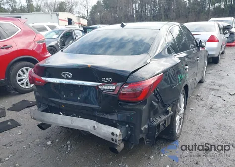 2018 Infiniti Q50 3.0T Luxe from USA, damaged, VIN JN1EV7AP7JM356941
